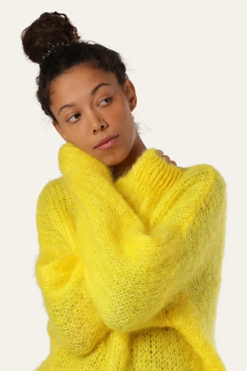 Americandreams Milana Mohair Knit Yellow