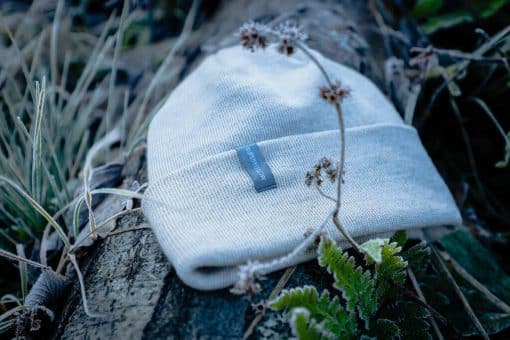 Superyellow Amalia Merino Wool Beanie Icy Grey
