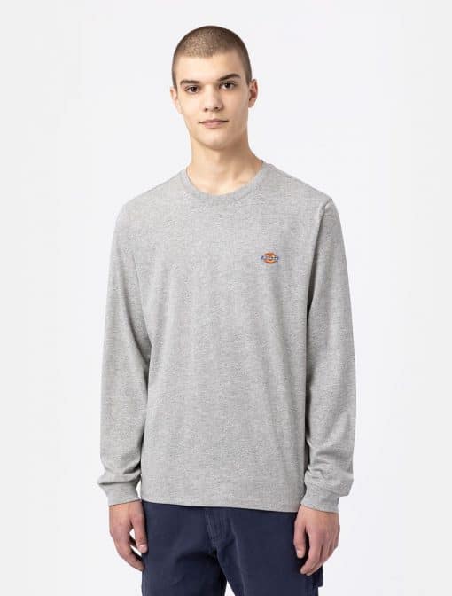 Dickies Ls Mapleton Tee Grey Melange