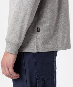 Dickies Ls Mapleton Tee Grey Melange