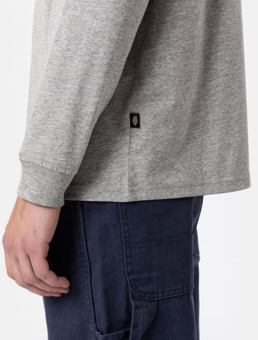 Dickies Ls Mapleton Tee Grey Melange