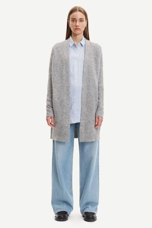 Samsoe & Samsoe Nor Cardigan Grey Melange