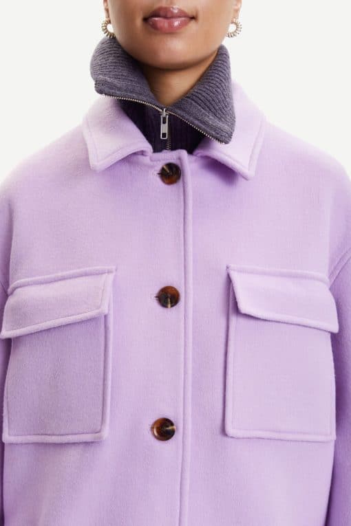 Samsoe & Samsoe Dione Overshirt Orchid Petal