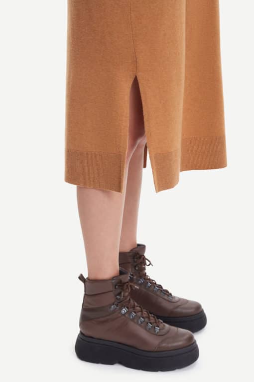 Samsoe & Samsoe Amaris Dress Brown Sugar