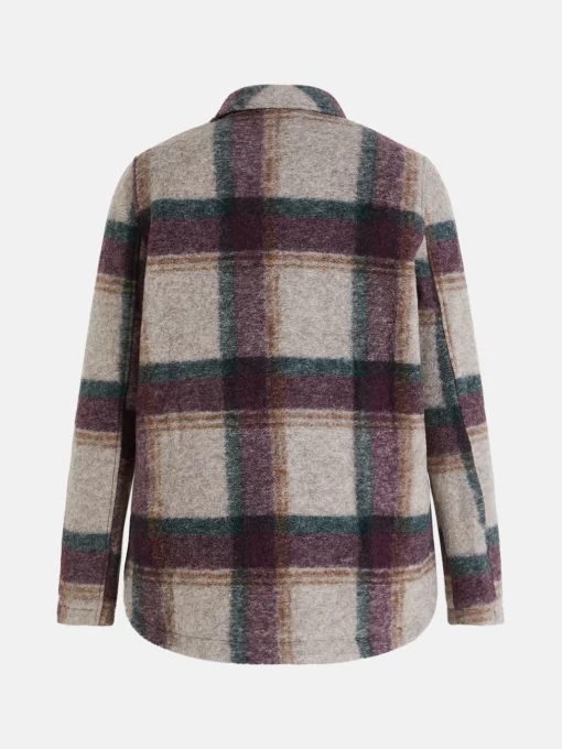 Peak Performance Kelly Wool Shirt Jacket Women Check