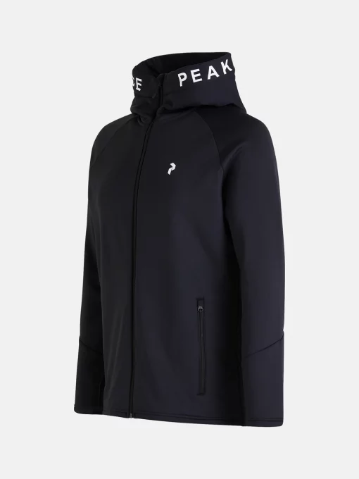 Peak Performance Rider Zip Hood Men Black