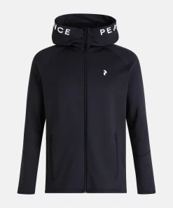 Peak Performance Rider Zip Hood Men Black
