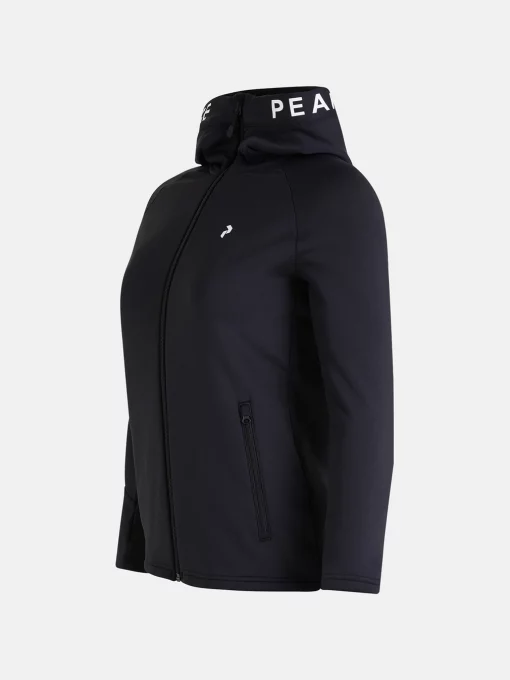 Peak Performance Rider Zip Hood Women Black