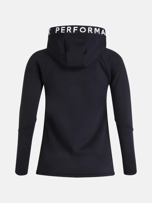 Peak Performance Rider Zip Hood Women Black