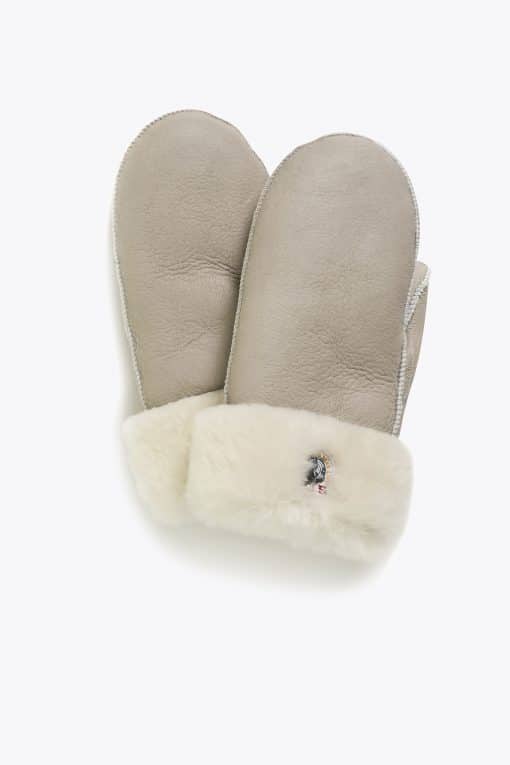 Parajumpers Shearling Mittens Stone