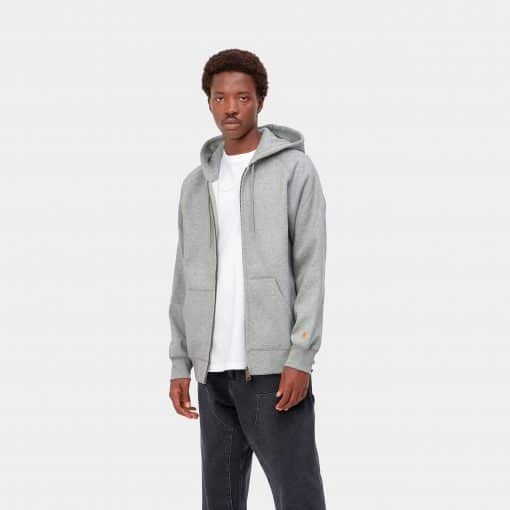 Carhartt Hooded Chase Sweat Grey/Gold