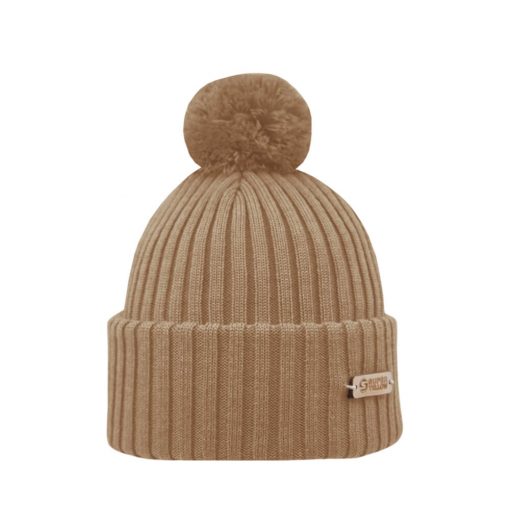 Superyellow Kide Beanie Toffee