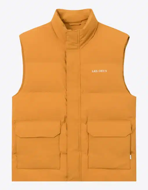 Les Deux Mark Puffer Vest Inca Gold