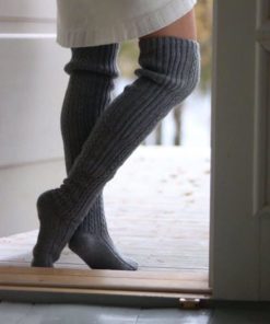 Pura Long Wool Socks Grey