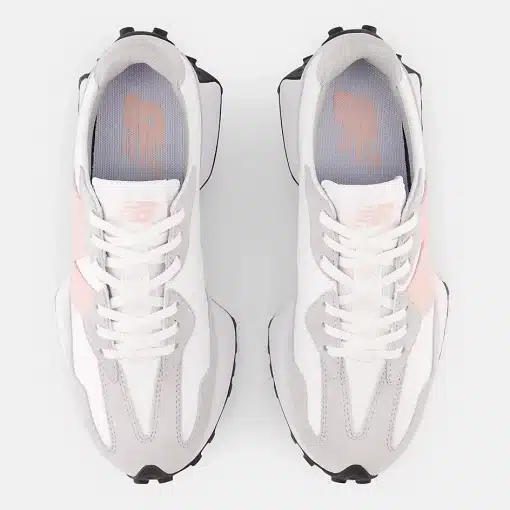 New Balance 327  White With Rain Cloud And Pink Haze
