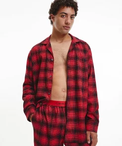 Calvin Klein Flannel Pyjama Set CK Shadow Plaid