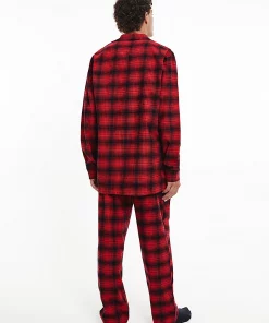 Calvin Klein Flannel Pyjama Set CK Shadow Plaid