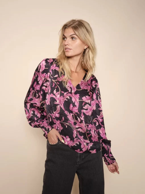 Mos Mosh Peytin Crawl Blouse Black