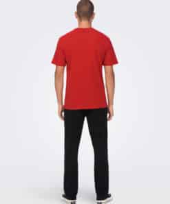 Only & Sons Christmas Tee Red