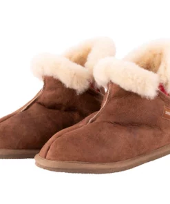 Shepherd Oskar Slipper Antique Cognac