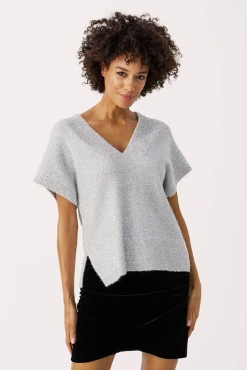 Part Two Tanne Pullover Silver