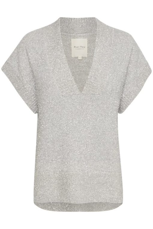 Part Two Tanne Pullover Silver