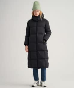 Gant Woman Full Length Down Coat Ebony Black