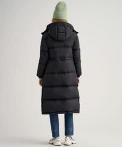 Gant Woman Full Length Down Coat Ebony Black