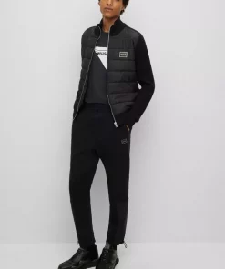 Hugo Scabro Hybrid Knit Black