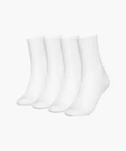 Calvin Klein 4 Pack Crew Socks Gift Set White