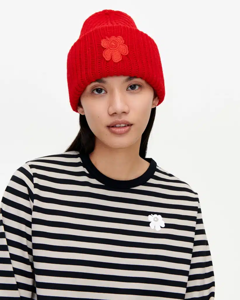 マリメッコ marimekko Ludia Solid Beanie （Lilac） -靴