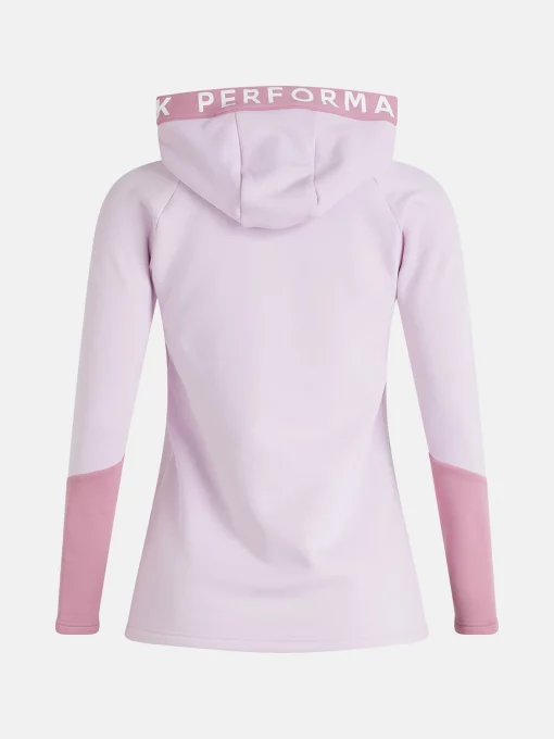 Peak Performance Rider Zip Hood Women Cold Blush