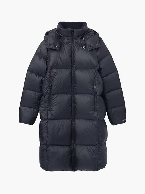 Calvin Klein Down Long Puffer Coat Black