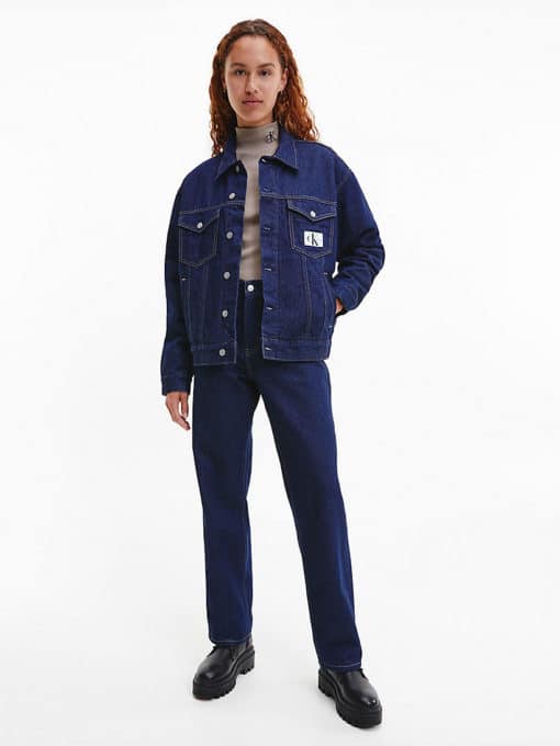 Calvin kleinUnisex Padded Denim Jacket Denim Rinse