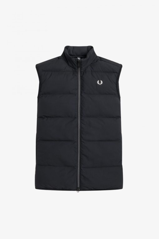 Fred Perry Insulated Gilet Black