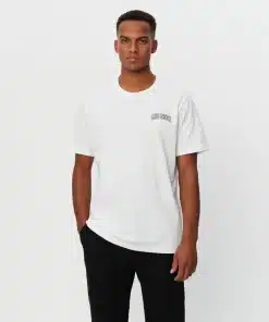 Les Deux Blake T-shirt White/Olive Night