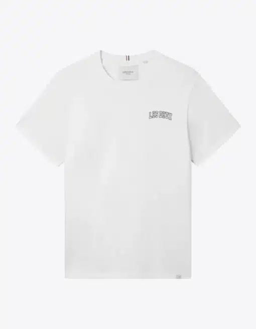 Les Deux Blake T-shirt White/Olive Night