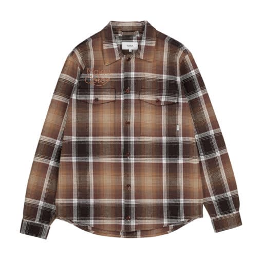 Makia Patent Overshirt Camel