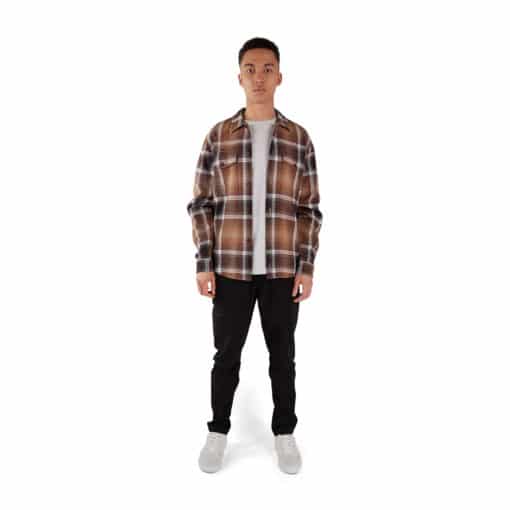 Makia Patent Overshirt Camel