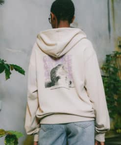 Makia x Moomin Groke Hooded Sweatshirt Off White