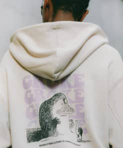 Makia x Moomin Groke Hooded Sweatshirt Off White