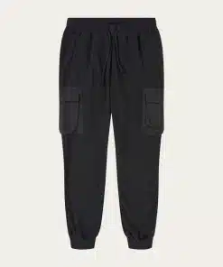 Knowledge Cotton Apparel Utility Sweat Pants Black Jet