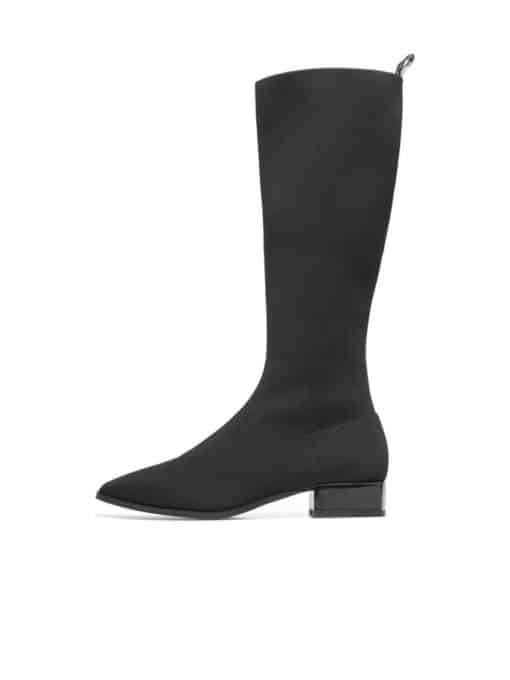 Bianco Biadina Square Boot Black