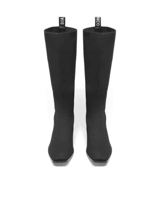 Bianco Biadina Square Boot Black