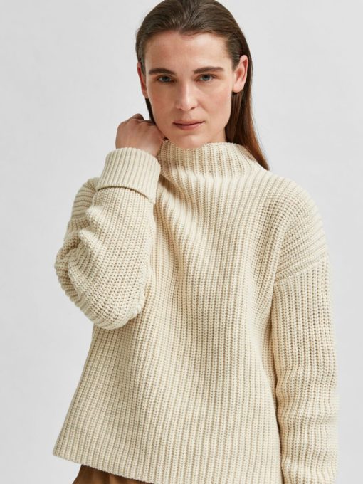 Selected Femme Selma Knit Pullover Birch