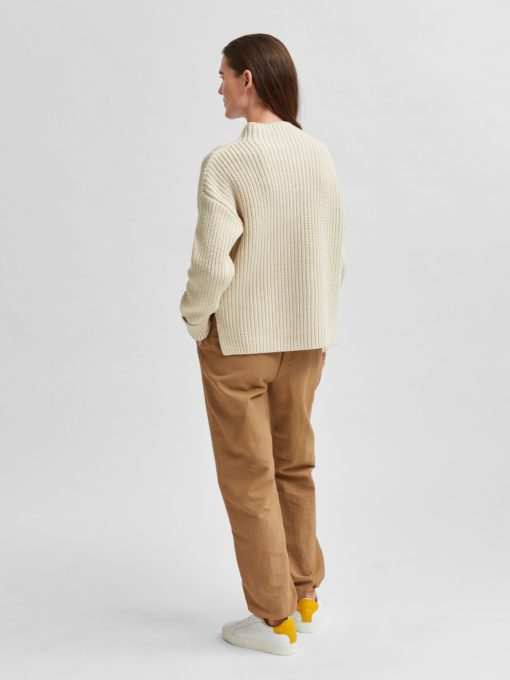 Selected Femme Selma Knit Pullover Birch