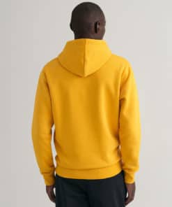Gant Banner Shield Hoodie Ivy Gold