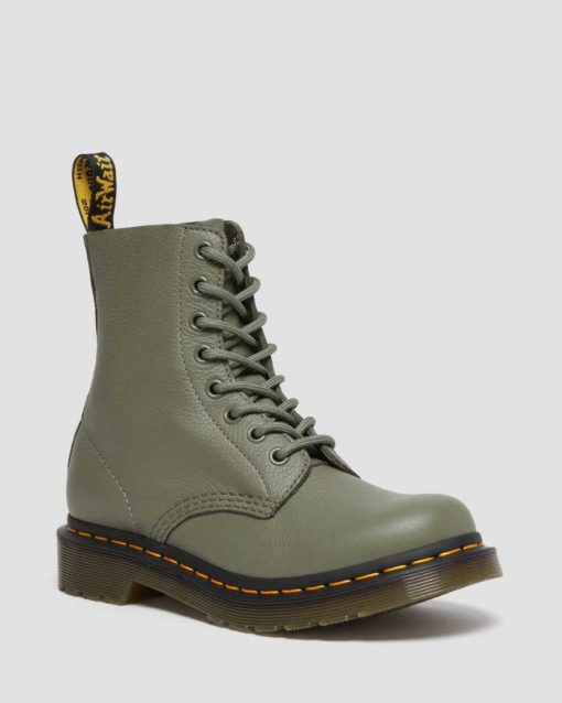 Dr. Martens Pascal Virginia Boots Khaki