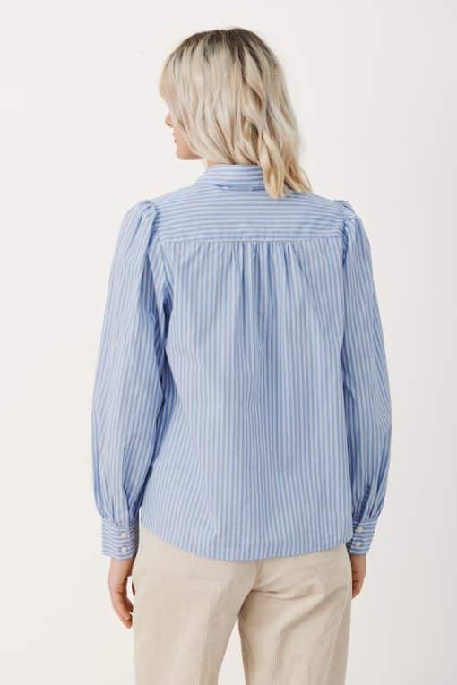 Part Two Vena Shirt Blue Bonnet Stripe