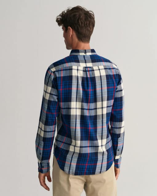 Gant Plaid Flannel Shirt Cream
